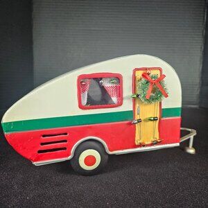 Target Wondershop Christmas 2018 Retro Teardrop Metal Christmas Camper